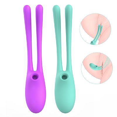 Vibrador de Ponto G e Clitóris com Pulsação - S-Hande