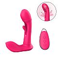 Vibrador de Ponto G e Clitóris com Dedilhar Slap / com controle...