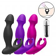 Vibrador de Próstata com Anel e Bullet de 1 Vibração - 13,8x3,0 - SI